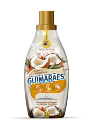 Amaciante de Roupas Concentrado Guimarães 1L - Coco e Amêndoas