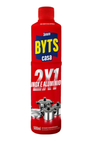 Byts Limpa inox e alumínio 2x1 500ml