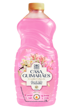 Limpador Perfumado Casa Guimarães 2L - Flor de Lírio & Baunilha