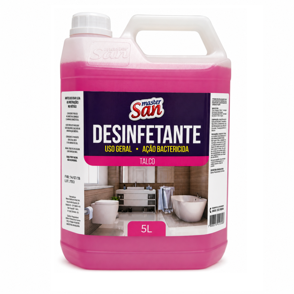 Desinfetante MasterSan 5L - Talco