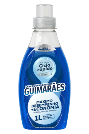Lava Roupas Ciclo Rápido 1L - Anti Odor