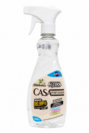 Limpdor com Álcool Perfumdo Brilholac 500ml - Chá Branco