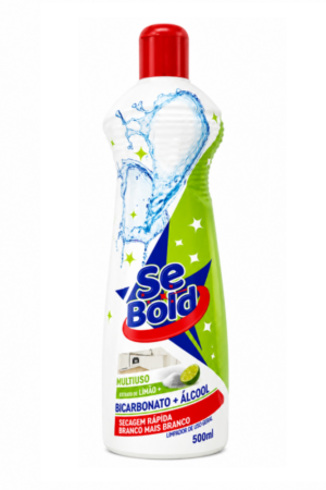 Limpador Multiuso Bicarbonato + Alcool Sebold 500ml - Limão